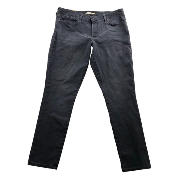 NWT Levi's Womens 311 Shaping Skinny Jeans 33 Gray Denim Classic Casual Cotton - Picture 1 of 16